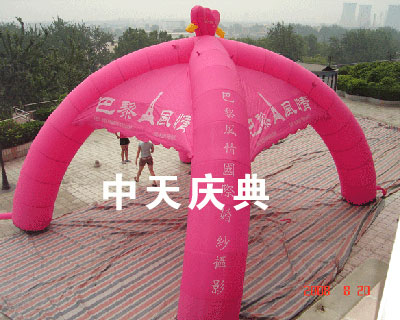 10米四脚印字帐篷